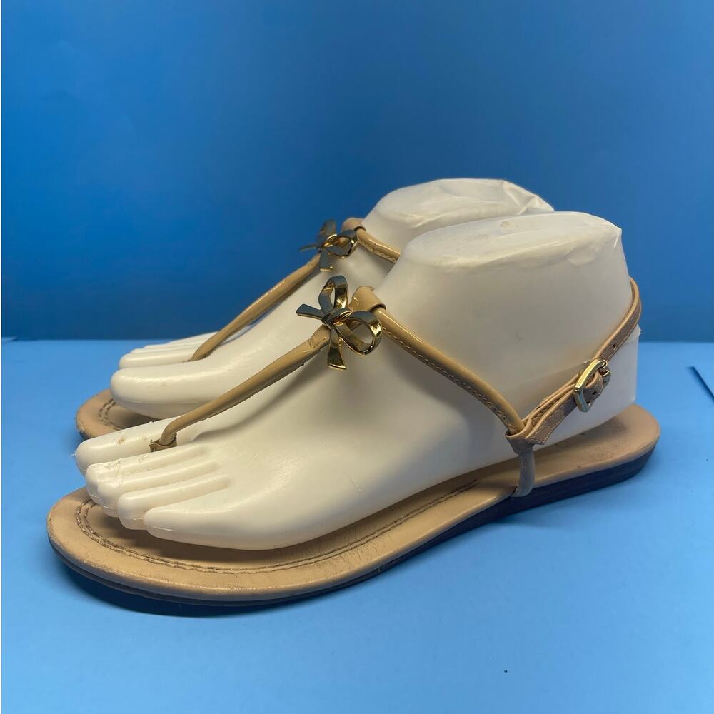 Kate Spade Thing Sandals Some Wear Shown Size 7 Beige